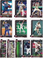 Minnesota Twins 2025 Topps Complete Mint 24 Card Hand Collated Team Set Featuring Rookie Cards of David Festa, Zebby Matthews, Brooks Lee and DaShawn Keirsey Plus