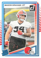 Cleveland Browns 2025 Donruss Factory Sealed 16 Card Team Set Featuring 7 Rated Rookie Cards with Shedeur Sanders, Mason Graham and Carson Schwesinger Plus 4 Others