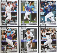 Colorado Rockies 2026 Topps Complete Mint Hand Collated 20 Card Team Set with Rookie cards of Ryan Ritter, Warming Bernabel, Yanquiel Fernández, Kyle Karros and McCade Brown