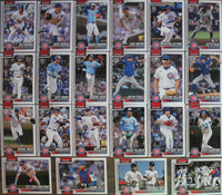 Chicago Cubs 2026 Topps Complete Mint Hand Collated 22 Card Team Set with Rookie Cards of Owen Caissie and Justin Dean Plus