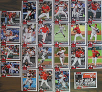 Cleveland Guardians 2026 Topps Complete Mint 23 Card Hand Collated Team Set Featuring Rookie Cards of C.J. Kayfus, Parker Messick, Chase DeLauter, George Valera and Petey Halpin