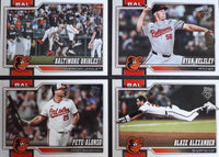 Baltimore Orioles 2026 Topps Complete Mint 25 Card Team Set with Rookie Cards of Samuel Basallo, Jeremiah Jackson and Dylan Beavers Plus