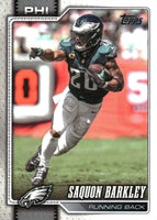 Philadelphia Eagles 2026 Topps Football Complete 16 Card Team Set Featuring Jalen Hurts, Saquon Barkley, DeVonta Smith, Jalen Carter and 4 Rookie Cards Plus