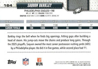 Philadelphia Eagles 2026 Topps Football Complete 16 Card Team Set Featuring Jalen Hurts, Saquon Barkley, DeVonta Smith, Jalen Carter and 4 Rookie Cards Plus