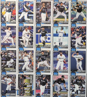 Miami Marlins 2026 Topps Complete Mint Hand Collated 20 Card Team Set with Rookie Cards of Jakob Marsee, Maximo Acosta, Troy Johnston, Heriberto Hernández and Josh Simpson Plus