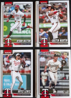 Minnesota Twins 2026 Topps Complete Mint 20 Card Hand Collated Team Set with Rookie Cards of Travis Adams, Pierson Ohl and Cody Laweryson Plus