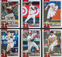 Minnesota Twins 2026 Topps Complete Mint 20 Card Hand Collated Team Set with Rookie Cards of Travis Adams, Pierson Ohl and Cody Laweryson Plus