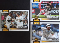 San Diego Padres 2026 Topps Complete Mint 20 Card Team Set Featuring Manny Machado, Xander Bogaerts, Mason Miller, Jackson Merrill and a Bradgley Rodriguez Rookie Card Plus