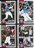 Washington Nationals 2026 Topps Complete Mint Hand Collated 22 Card Team Set Featuring 7 Rookie Cards Plus
