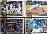 Kansas City Royals 2026 Topps Complete Mint 23 Card Hand Collated Team Set Featuring Bobby Witt Jr and Salvador Perez with Rookie Cards of Luinder Avila, Jac Caglianone and Carter Jensen Plus
