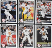New York Yankees 2026 Topps Complete Mint 26 Card Team Set Featuring Aaron Judge and a Rookie Card of Cam Schlittler