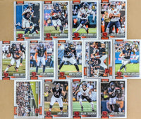 Chicago Bears 2026 Topps Football Complete 13 Card Team Set Featuring Caleb Williams, D'Andre Swift and Kyle Monangai with Rookie cards of Dillon Thieneman, Logan Jones and Zavion Thomas. Plus