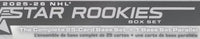 2025 2026 Upper Deck NHL STAR ROOKIES 26 Card Set Featuring Matthew Schaefer, Ivan Demidov and Michael Misa Rookies Plus