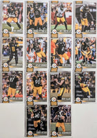 Pittsburgh Steelers 2026 Topps Football Complete 14 Card Team Set Featuring Aaron Rodgers, TJ Watt, Joey Porter Jr and Rookie Cards of Drew Allar, Germie Bernard, Kaden Wetjen and Eli Heidenreich Plus