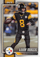 Pittsburgh Steelers 2026 Topps Football Complete 14 Card Team Set Featuring Aaron Rodgers, TJ Watt, Joey Porter Jr and Rookie Cards of Drew Allar, Germie Bernard, Kaden Wetjen and Eli Heidenreich Plus