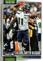 Seattle Seahawks 2026 Topps Football Complete 11 Card Team Set Featuring Sam Darnold and Jaxon Smith-Njigba with Rookie Cards of Jadarian Price and Emmanuel Henderson Jr. Plus