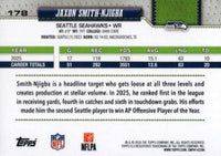 Seattle Seahawks 2026 Topps Football Complete 11 Card Team Set Featuring Sam Darnold and Jaxon Smith-Njigba with Rookie Cards of Jadarian Price and Emmanuel Henderson Jr. Plus