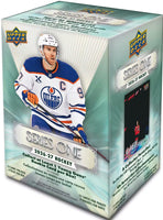 2026 2027 Upper Deck Series One Hockey Unopened Blaster Box of Packs with a Young Guns Rookie Card and Green Dazzler Card Plus
