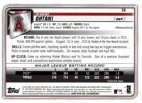 Shohei Ohtani 2020 Bowman Series Mint Card #26