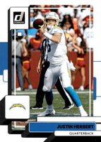Los Angeles Chargers 2022 Donruss Factory Sealed Team Set with a Rated Rookie Card of Isaiah Spiller