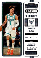 LaMelo Ball 2022 2023 Panini Contenders Season Ticket Series Mint Card #72