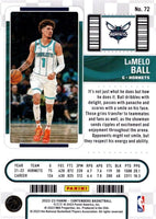 LaMelo Ball 2022 2023 Panini Contenders Season Ticket Series Mint Card #72