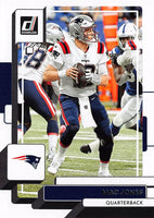 New England Patriots 2022 Donruss Factory Sealed Team Set Featuring Rhamondre Stevenson, Devin McCourty, Mac Jones and 3 Rated Rookies Plus