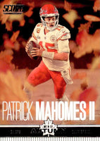 Patrick Mahomes 2023 Score Football Men of Autumn Series Mint Insert Card #2