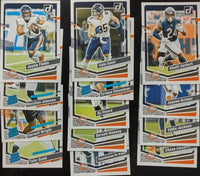 Chicago Bears 2023 Donruss Factory Sealed Team Set with 4 Rated Rookie Cards