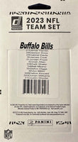 Buffalo Bills 2023 Donruss Factory Sealed Team Set with 3 Rated Rookie Cards