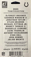 Indianapolis Colts 2023 Donruss Factory Sealed Team Set Featuring Anthony Richardson and 3 Other Rated Rookie Cards