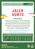 Jalen Hurts 2023 Donruss Series Mint 4th Year Card #244