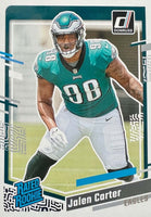 Philadelphia Eagles 2023 Donruss Factory Sealed Team Set with 4 Rated Rookie Cards