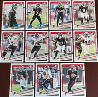Atlanta Falcons 2023 Donruss Factory Sealed Team Set with Rated Rookie Cards of Bijan Robinson and Zach Harrison