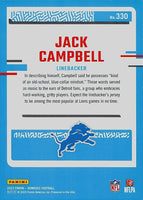 Jack Campbell 2023 Donruss Football Series Mint RATED ROOKIE Card #330