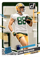 Green Bay Packers 2023 Donruss Factory Sealed Team Set with 6 Rated Rookie Cards