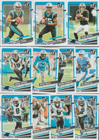 Carolina Panthers 2023 Donruss Factory Sealed Team Set with Rated Rookie Cards of Bryce Young #311 and Jonathan Mingo