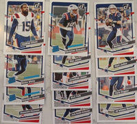 New England Patriots 2023 Donruss Factory Sealed Team Set with 3 Rated Rookie cards