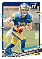 Los Angeles Rams 2023 Donruss Factory Sealed Team Set with 5 Rated Rookie Cards including Puka Nacua