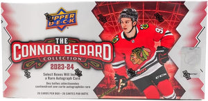 2023 2024 Upper Deck Connor Bedard Collection 26 Card Set Featuring the Top Moments from his Rookie Season