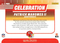 Patrick Mahomes 2024 Panini Score Celebration Series Mint Card #C-PMS