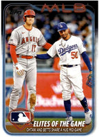 Shohei Ohtani and Mookie Betts 2024 Topps Elites of the Game Series Mint Card #138