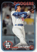 Shohei Ohtani 2024 Topps Baseball Series 2 Mint Card #500 picturing him in his new White Los Angeles Dodgers Jersey