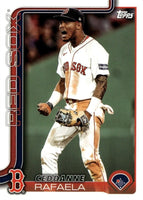 Boston Red Sox 2025 Topps Factory Sealed 17 Card Team Set Featuring Ceddanne Rafaela, Jarren Duran and Trevor Story with 2 Rookie Cards Plus