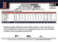 Boston Red Sox 2025 Topps Factory Sealed 17 Card Team Set Featuring Ceddanne Rafaela, Jarren Duran and Trevor Story with 2 Rookie Cards Plus