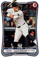 New York Yankees 2026 Bowman 9 Card Team Set made by Topps Featuring Aaron Judge a Cam Schlittler Rookie Card and 6 Top Prospect Cards