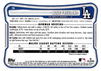 Los Angeles Dodgers 2026 Bowman Series 13 Card Team Set made by Topps Featuring Shohei Ohtani, Freddie Freeman, Yamamoto and Mookie Betts Plus Alex Freeland Rookie and 6 Top Prospect Cards