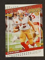 George Kittle 2023 Panini Prestige Xtra Points Prestigious Pros Series Mint Card #PP-17