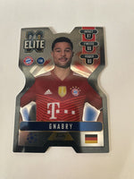 Serge Gnabry 2021 2022 Topps Match Attax Pro Elite Chrome Shield Die-Cut Series Mint Card #XS13