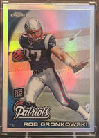 Rob Gronkowski 2010 Topps Chrome Refractor NFL Football Mint Rookie Card #C112